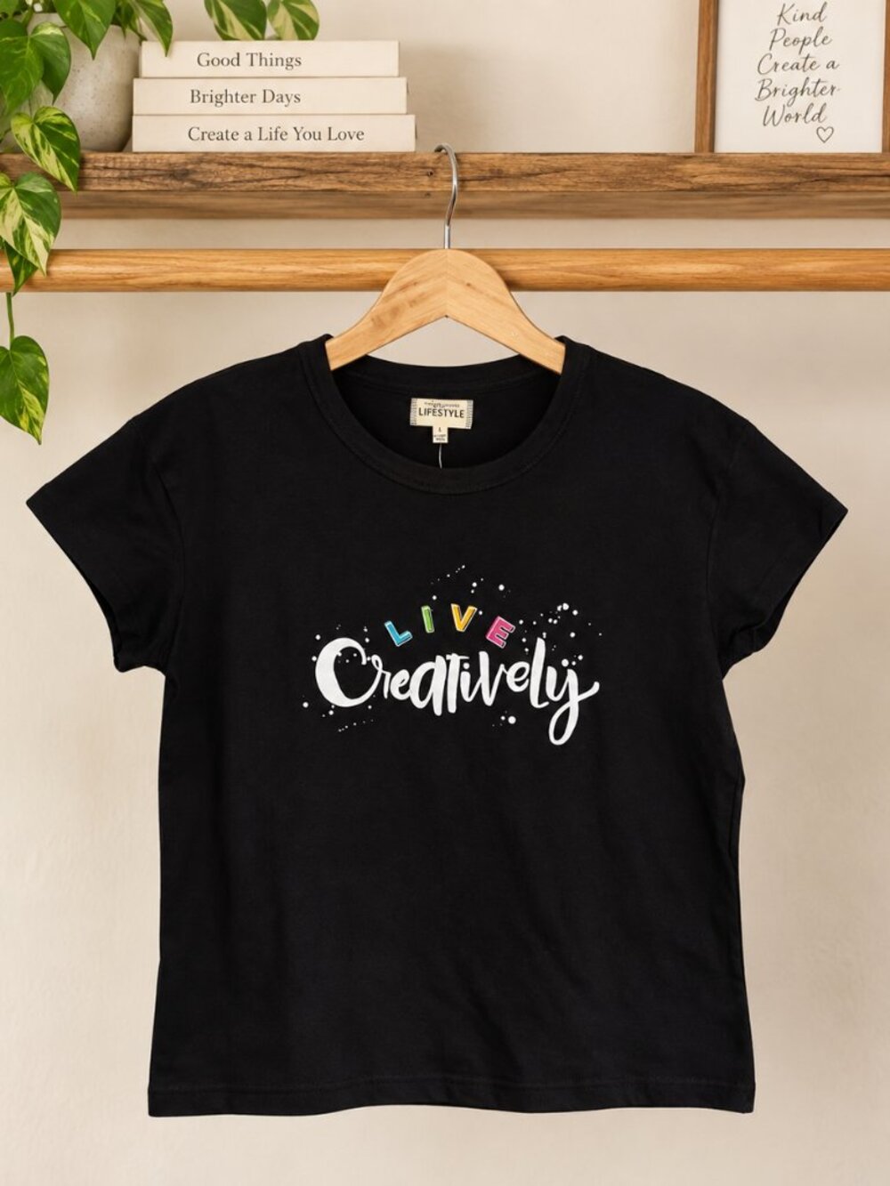 Happy Planner Lifestyle Live Creatively Graphic T-Shirt Size S NWT